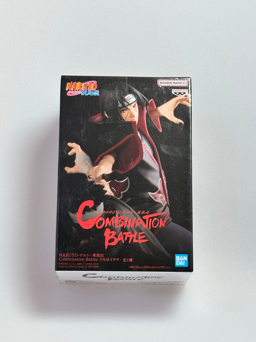 Naruto Shippuden Itachi Uchiha Combination Battle Figure BANPRESTO Japan Sealed