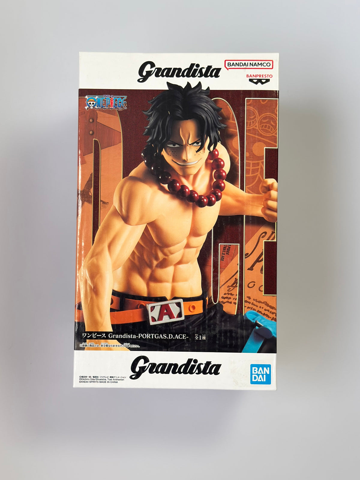 BANPRESTO Grandista One Piece Portgas D. Ace Anime Figure US SELLER