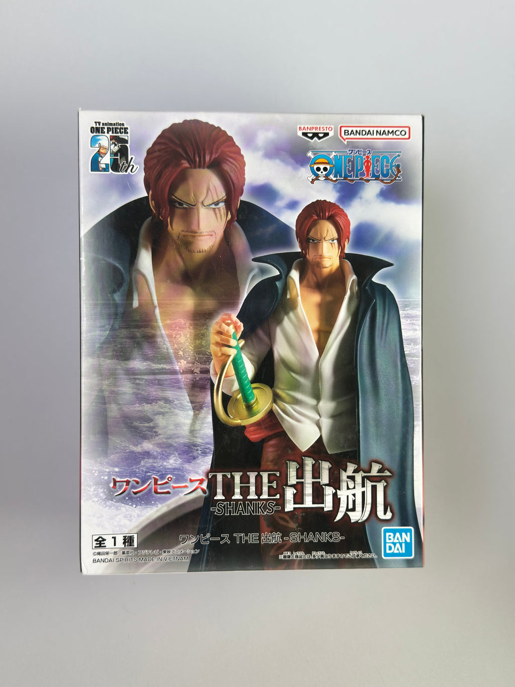 One Piece Figure THE Departure Shanks BANPRESTO Japan New