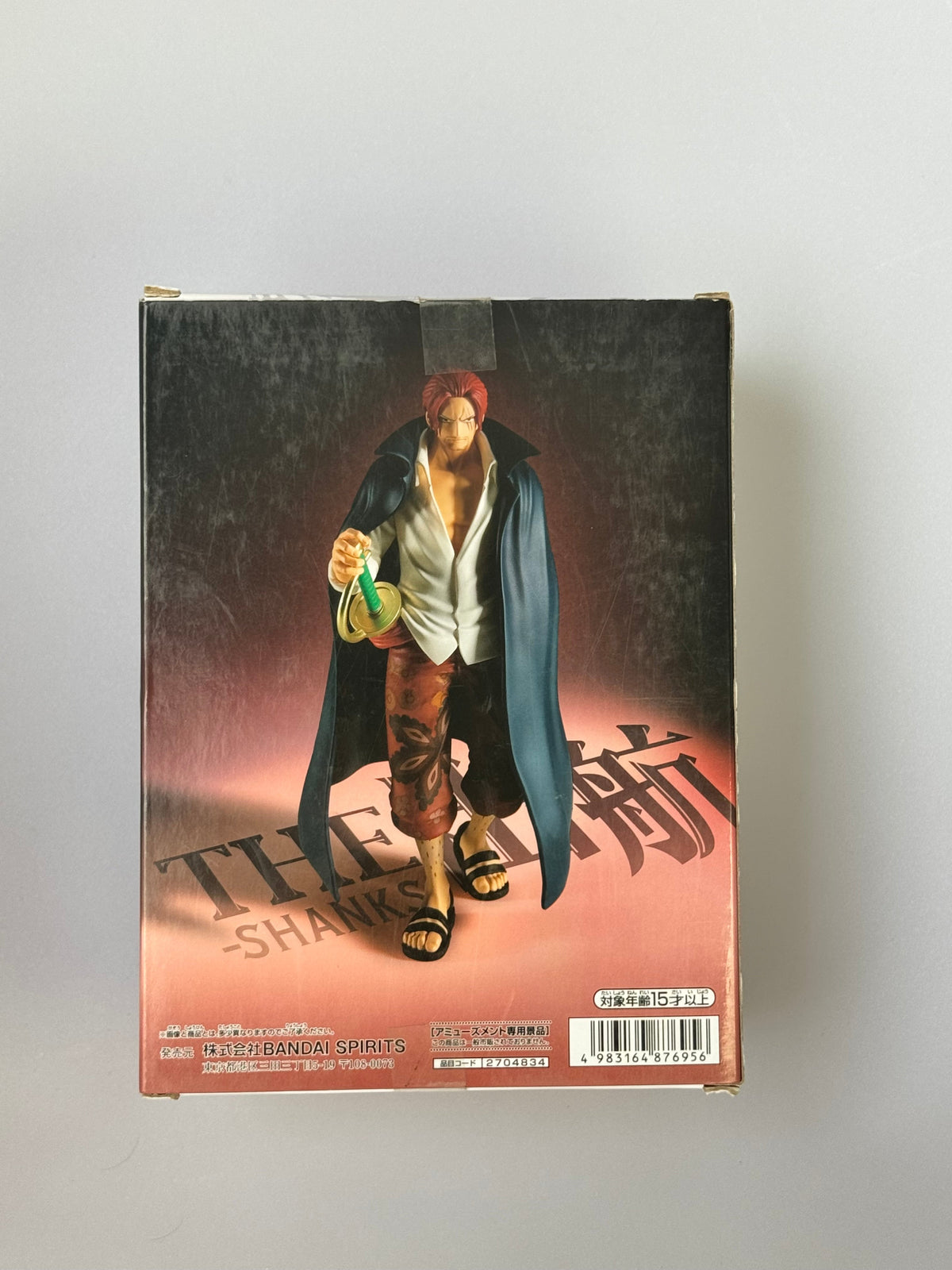 One Piece Figure THE Departure Shanks BANPRESTO Japan New