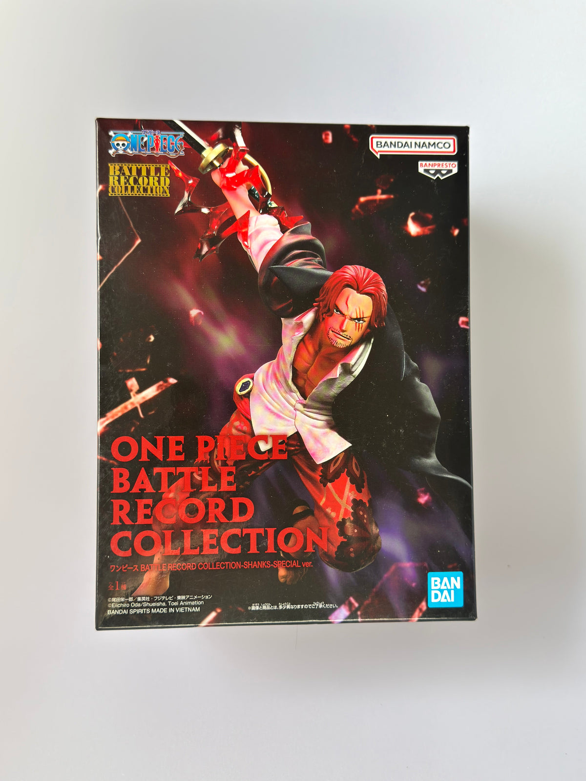 One Piece BATTLE RECORD COLLECTION 25th SHANKS Figure New Jp