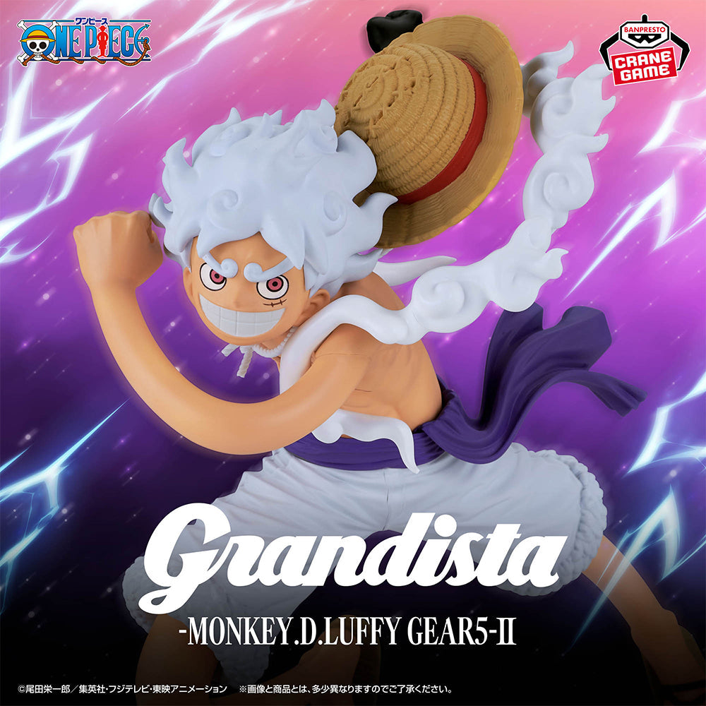 One Piece Grandista MONKEY.D. LUFFY GEAR5 II Figure New Japan