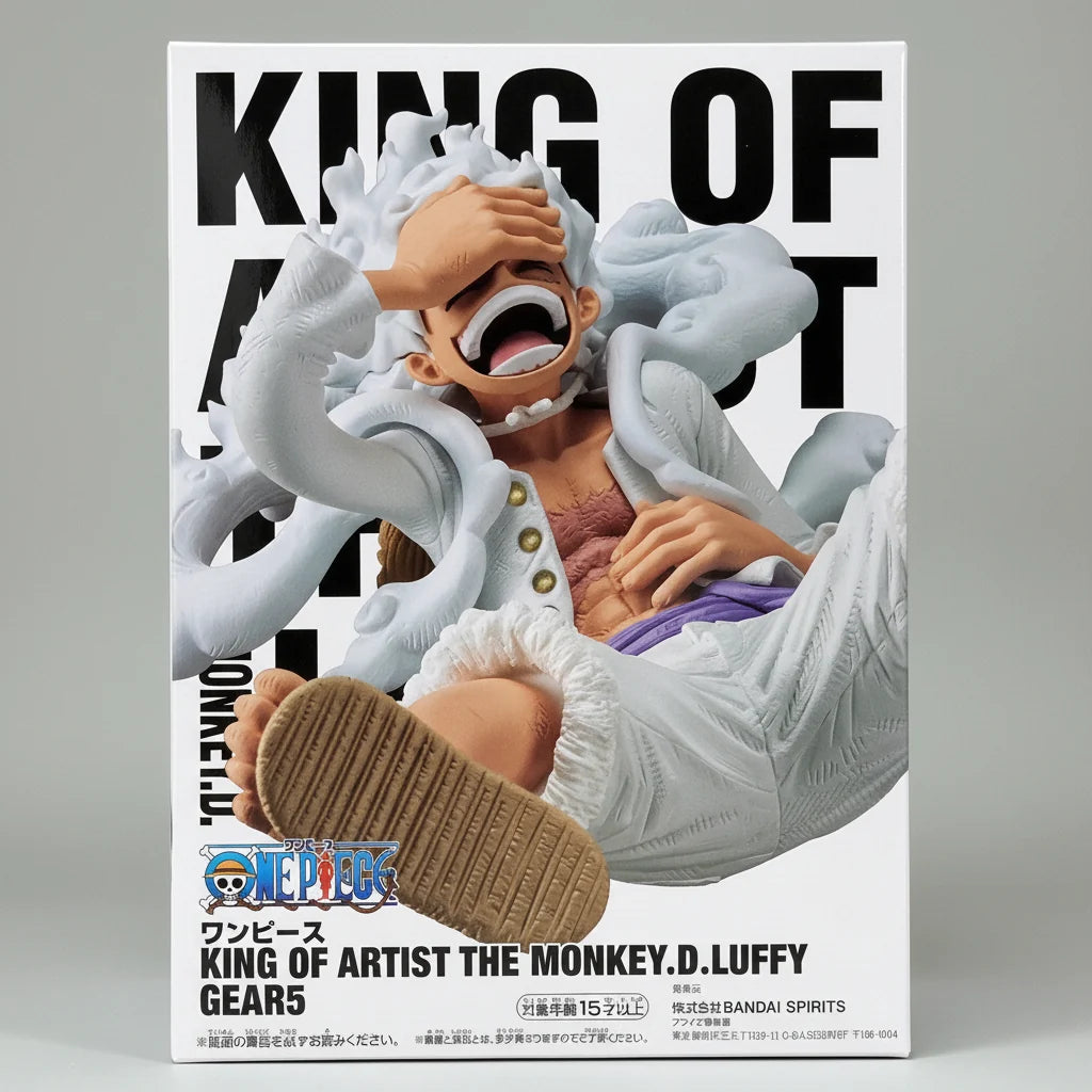 One Piece Monkey D Luffy Gear5 Figure King of Artist BANPRESTO Japan New 2023